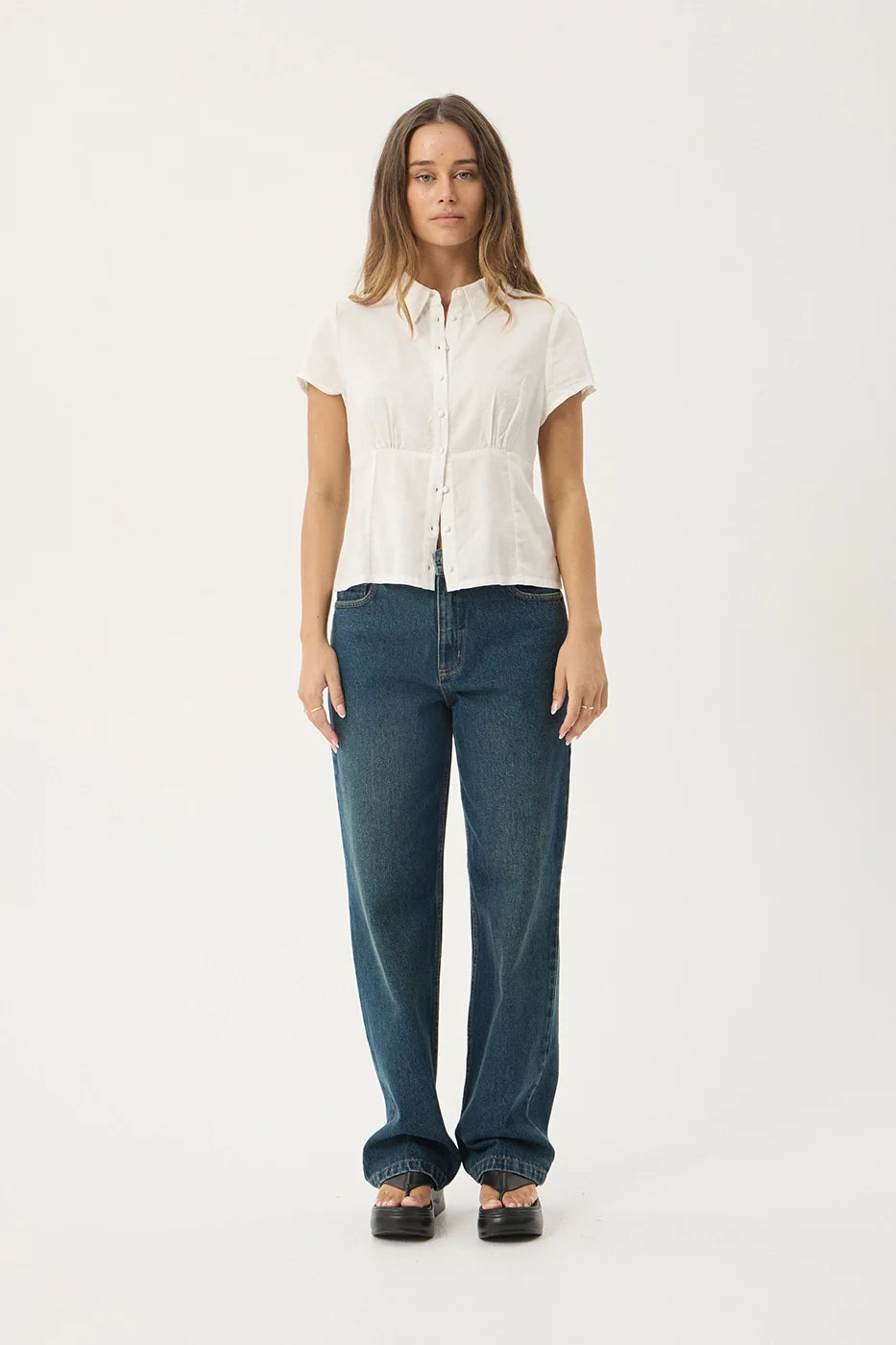 AFENDS Womens Evie - Shirt - White