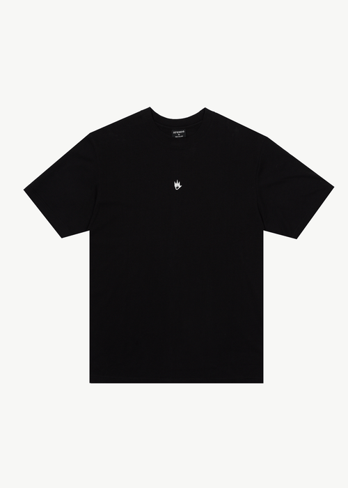 AFENDS Mens Flame - Retro Tee - Black