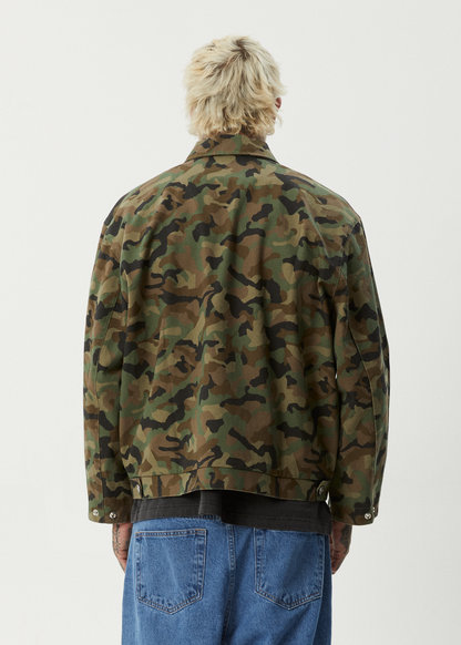 AFENDS Mens Hidden Oracle - Workwear Jacket - Hidden
