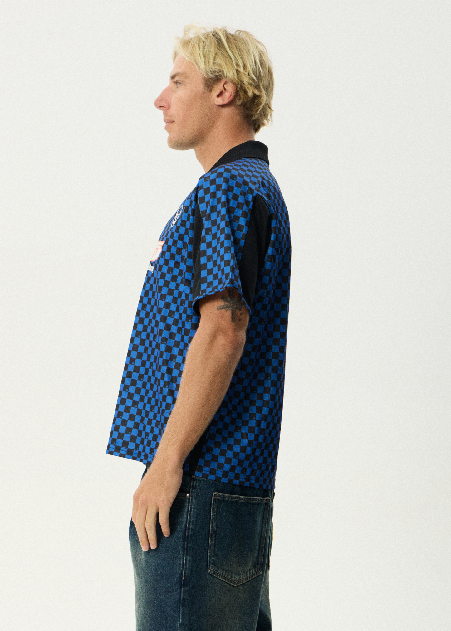 AFENDS Mens In'It 1000 - Sports Jersey - Marine