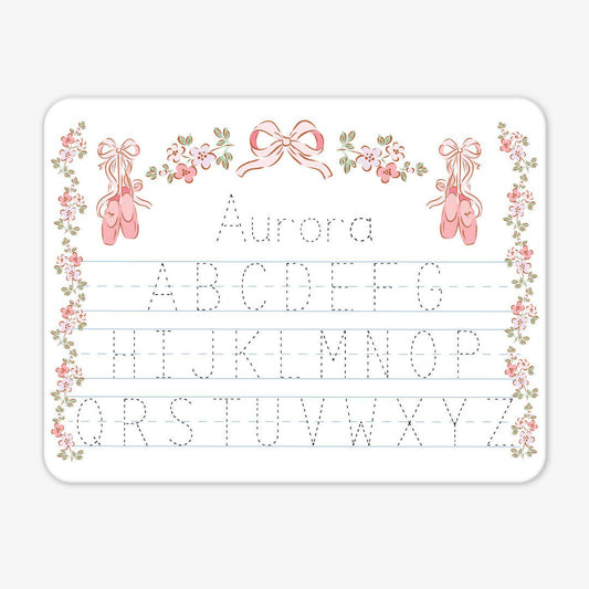 Kids Personalized Whiteboard | Ballet Blossoms